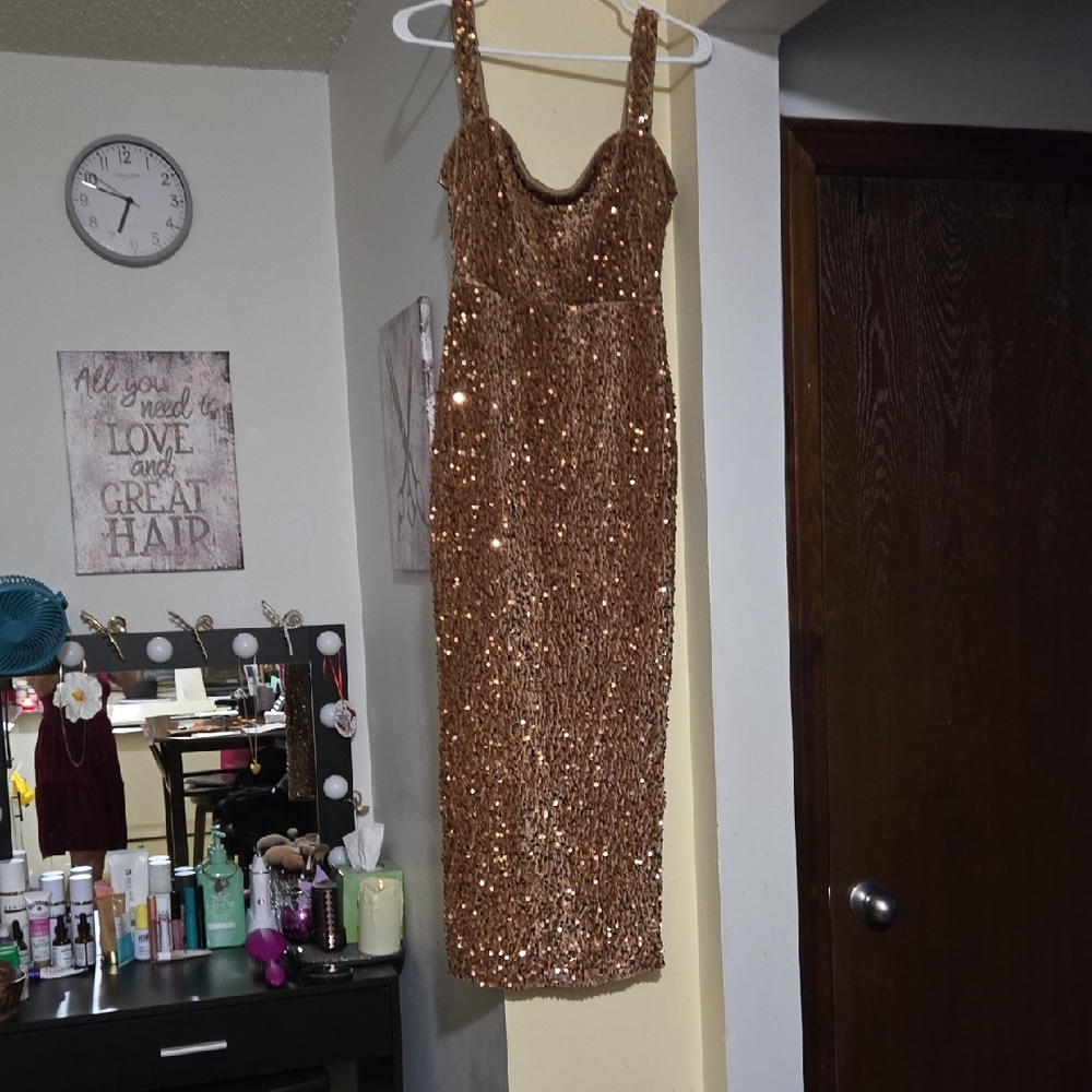 Sparkling Sequin Maxi Dress